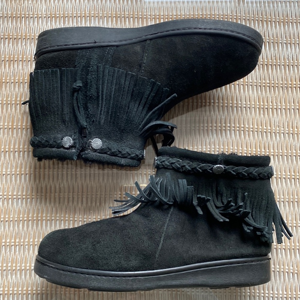Minnetonka Fringe Ankle Boot